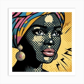 Esinam Pop African Woman  Art Print