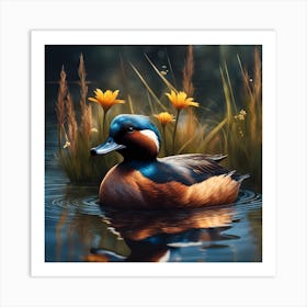 Ruddy Duck on the Water Art Print