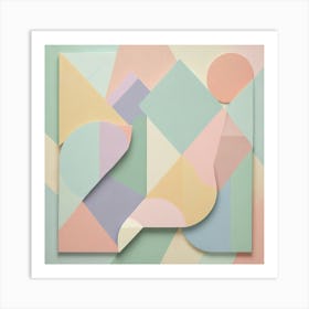 Abstract Geometric Painting Art Print