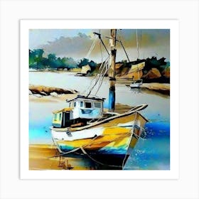 Fishing Boat Art Print