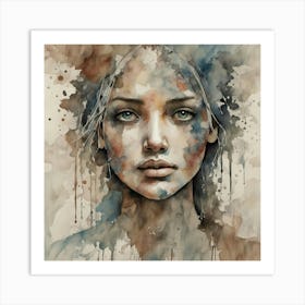 Portrait Of A Woman 50 Art Print