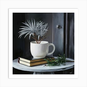 Plant In A Mug Art Print