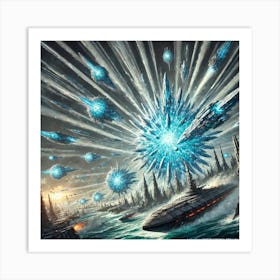 Crystal Lancers Shard Cascade Art Print