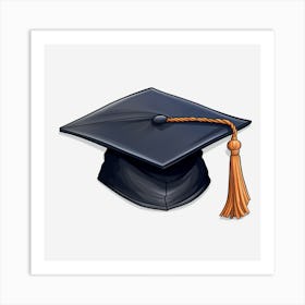 Graduation Cap Art Print