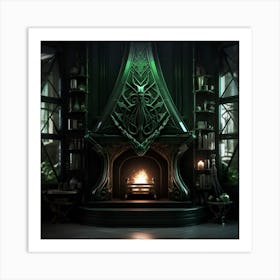 Oculus Rift Fireplace Art Print