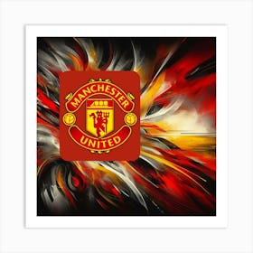 Manchester United F.C. Logo Wall Art 5 Art Print