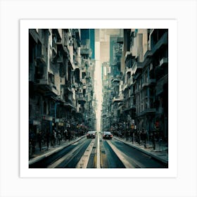 Futuristic City 15 Art Print