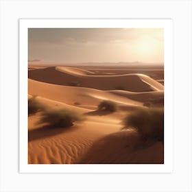 Sahara Desert 140 Art Print