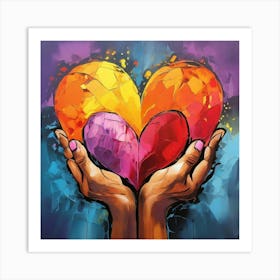 Heart Of Love 2 Art Print