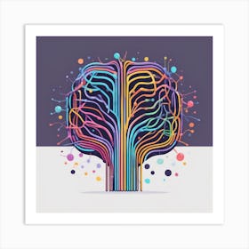 Brain Tree 5 Art Print