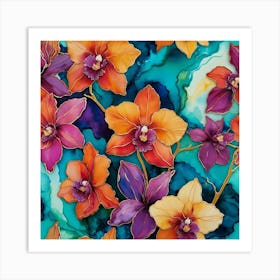 Orchids 4 Art Print