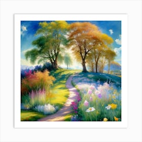 Path To Spring Art Print