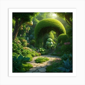 Fairy Garden Art Print