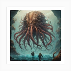 Monstrosity Deep Sea Art Print