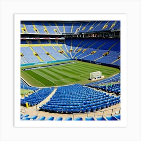 Soccer Stadium Art Print