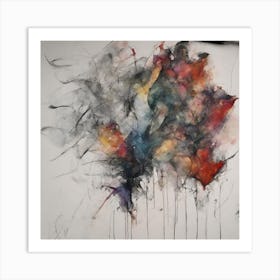 Abstract Watercolor Painting Art Print