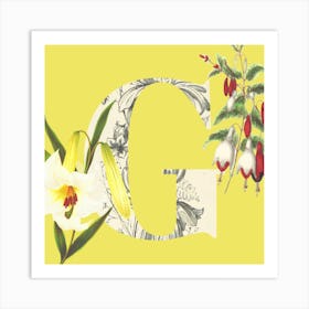 Botanical G Art Print