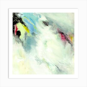 Pastel Abstract Painting Print "Wave of Serenity" Pastel Home Decor, Modern, Contemporary, Minimalist Art Print