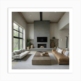 Modern Living Room 26 Art Print