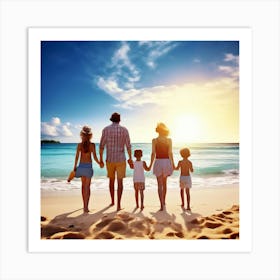 Family Holiday Joy Bonding Travel Adventure Relaxation Together Exploration Laughter Mem (18) Art Print