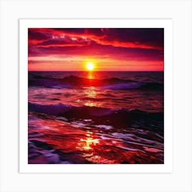 Sunsets, Beautiful Sunsets, Beautiful Sunsets, Beautiful Sunsets 3 Art Print