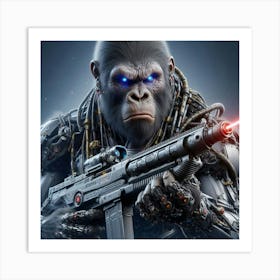 Ape Of The Planet Of The Apes Art Print