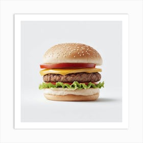 Hamburger Art Print