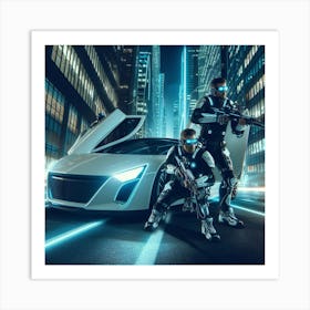 Futuristic Car 15 Art Print