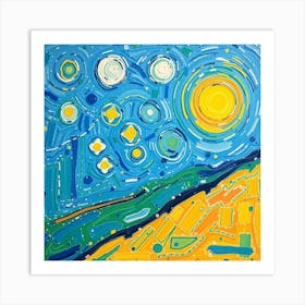 Starry Night 41 Art Print