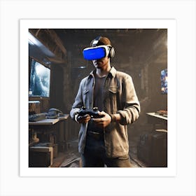 Vr Headset 27 Art Print