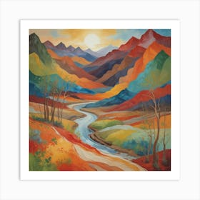 Savannah Valley Art Print