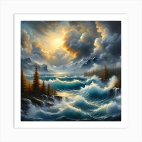 Tempestuous Beauty 26 1 Art Print