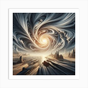 Fractal City Art Print