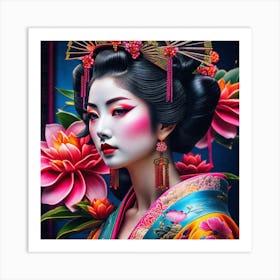 Geisha 179 Art Print
