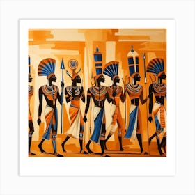 Egyptian Warriors Art Print