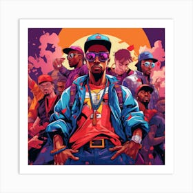 Gangsta Rap Art Print