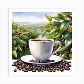 Coffee Cup 5 Art Print