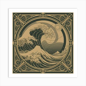 Great Wave Off Kanagawa 4 Art Print