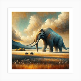 Mammoth Art Print