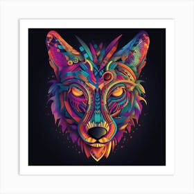 Wolf Head 1 Art Print