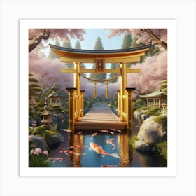 Japanese Garden 6 Art Print