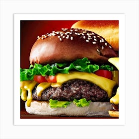 Burger 1 Art Print