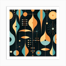 Abstract Geometric Pattern 38 Art Print