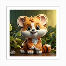 Cute Teddy Bear 3 Art Print