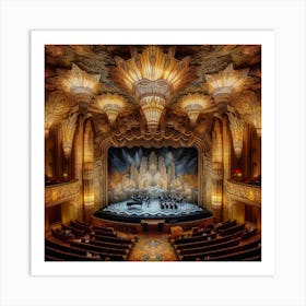 Hollywood Theatre Art Print