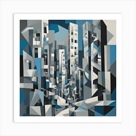 Abstract Cityscape 8 Art Print