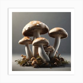 Mushroom Fungus Art Print