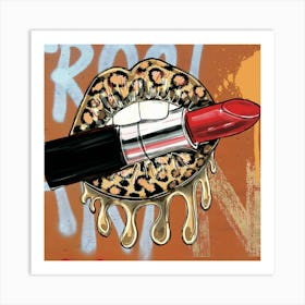 Lip Service Art Print