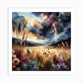 Lightning Storm 2 Art Print