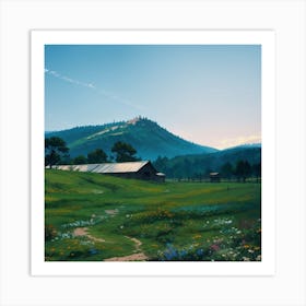 Landscape Painting Art Print